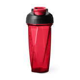 YETI Helimix front view in rescue red showing durable shaker and leakproof lid
