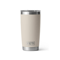 YETI Rambler 20 oz front view in Cape Taupe showing durable insulation