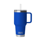 YETI Rambler 35 oz Royal Blue front view showing sturdy insulated mug and bold color