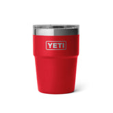 YETI Rambler Rescue Red front view showing durable finish and easy grip