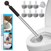 YINGMORE front view of pumice toilet cleaner showing full tool and handle benefit