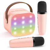YLL front-facing karaoke speaker showing controls and clear sound
