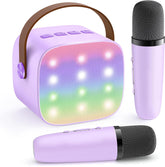 YLL karaoke machine front view showing speaker and clear sound for kids