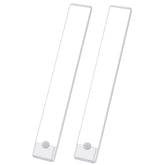 YLXS front view of 12-inch cool white motion sensor light showing slim profile and mounting