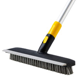 Yocada front view brush head showing robust dual-purpose cleaning
