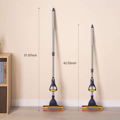 Yocada handle adjustment shot demonstrating extendable iron pole for comfortable reach