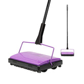 Yocada front view showing full sweeper and easy-push handle for quick cleaning