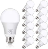 Yochoice A19 12-pack front packaging showing bright daylight bulbs and benefits
