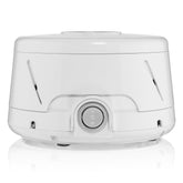 Yogasleep Dohm Classic front view showing sleek white housing and calming presence
