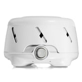 Yogasleep Dohm Uno front view showing clean white design and steady noise output