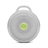 YOGASLEEP Hushh front view showing compact design and speaker benefit