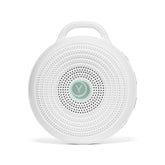 YOGASLEEP Rohm front view showing compact circular design and clear controls for travel convenience