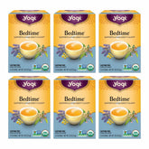 Yogi bedtime tea box front showing packaging and calming design
