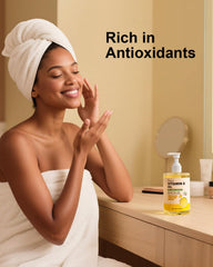 Yoken oil applied on hand showing smooth absorption and hydrated skin