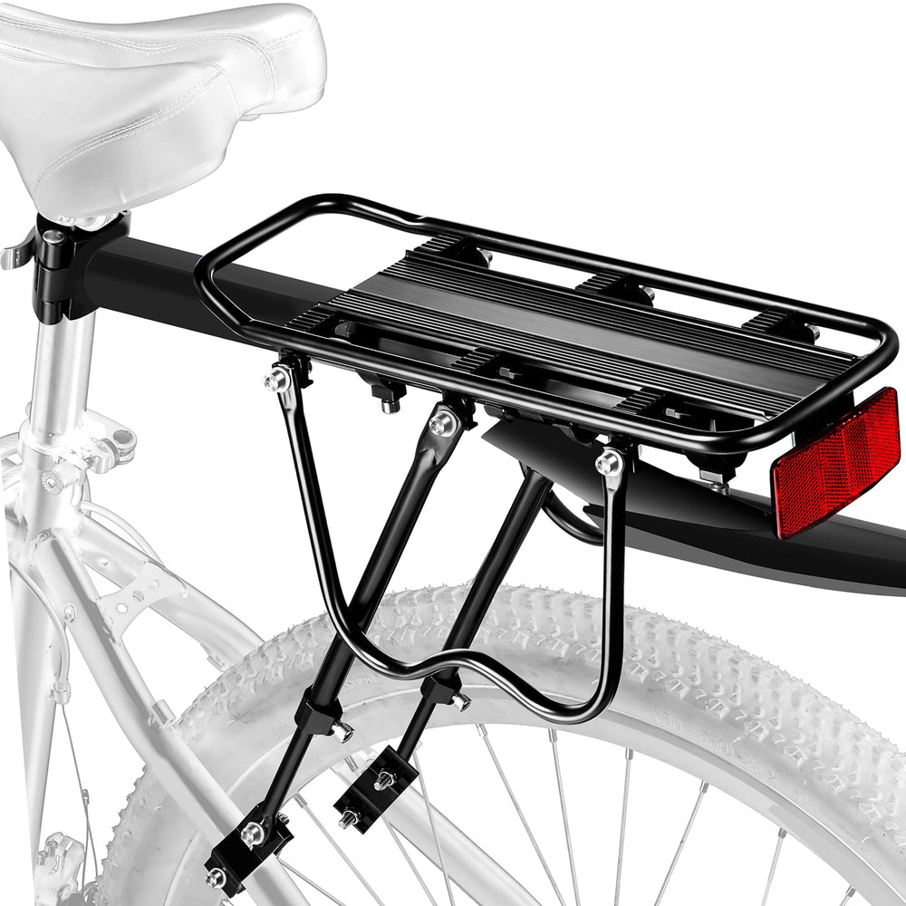 YONTUO rear rack front view showing sturdy platform and lightweight design benefit