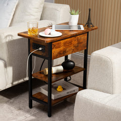 Yoobure charging station closeup with USB and AC ports for convenience