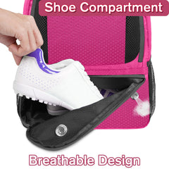 YOREPEK padded back panel and straps for comfortable carrying during long trips