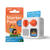YOTO mini front packaging showing compact player and starter pack, ideal for gifting
