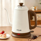 YTLAD gooseneck front view showing compact design and quick boil benefit
