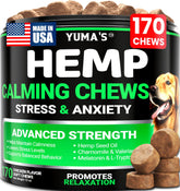 YUMA'S front packaging jar showing product identity and 170 chews benefit clarity