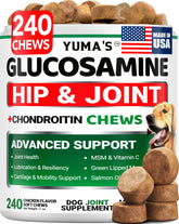 YUMA'S front tub packaging showing 240-count and benefits