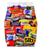 Yummy Chew front packaging showing 5 lb bulk bag and variety benefit