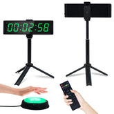 YZ front display showing large bright digits for clear workout timing