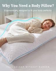 YZ HOME zippered pillowcase open showing internal pocket for easy fill adjustment