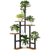 Yzosvki front view showing full six-tier plant display and space savings