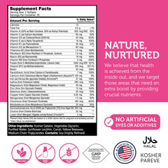 Zahler softgel held between fingers showing smooth oil-filled texture