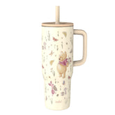 Zak Designs front view of Pooh tumbler showing full design and capacity