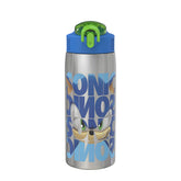 Zak Designs Sonic front view showing character artwork and bottle shape for kid appeal