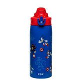 Zak Designs front view showing Sonic artwork and 19oz capacity for kid appeal