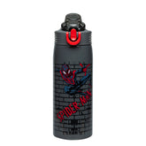 Zak Designs Spider‑Man front view showing kid‑friendly design and 19oz capacity