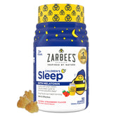 Zarbee's front packaging showing bottle and count, clear purchase benefit