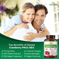 zazzee capsules spread on white background showing count and texture