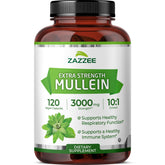 Zazzee bottle front label showing product name and 120 capsules benefit clarity