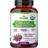 Zazzee front bottle label showing product name and benefits for clarity