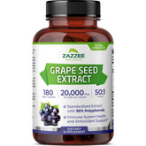 Zazzee front packaging showing bottle and label, highlights strength