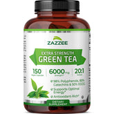 Zazzee front packaging showing bottle and capsule count, highlights value