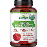 Zazzee front packaging showing bottle and branding for clear product identification and trust