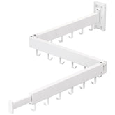 ZdwCyl front view of wall-mounted rack showing neat space saving