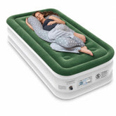 Zearna front view of inflated twin mattress showing quick setup benefit