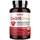 ZEBORA bottle front view showing label and 120-servings benefit