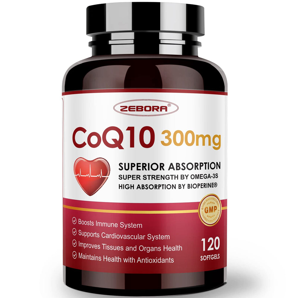 ZEBORA front packaging showing bottle and 120 servings for convenience