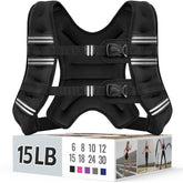 Zeerun front view of vest showing snug fit and balanced resistance