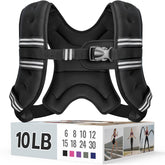 Zeerun vest front view showing sleek neoprene fit and secure buckle benefit comfort