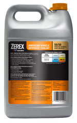 Zerex label close-up highlighting OEM approval and protection benefits