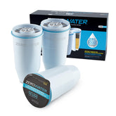 ZeroWater front packaging showing three filters and clear benefits