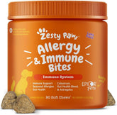 Zesty Paws front label lamb jar showing product identity and benefits